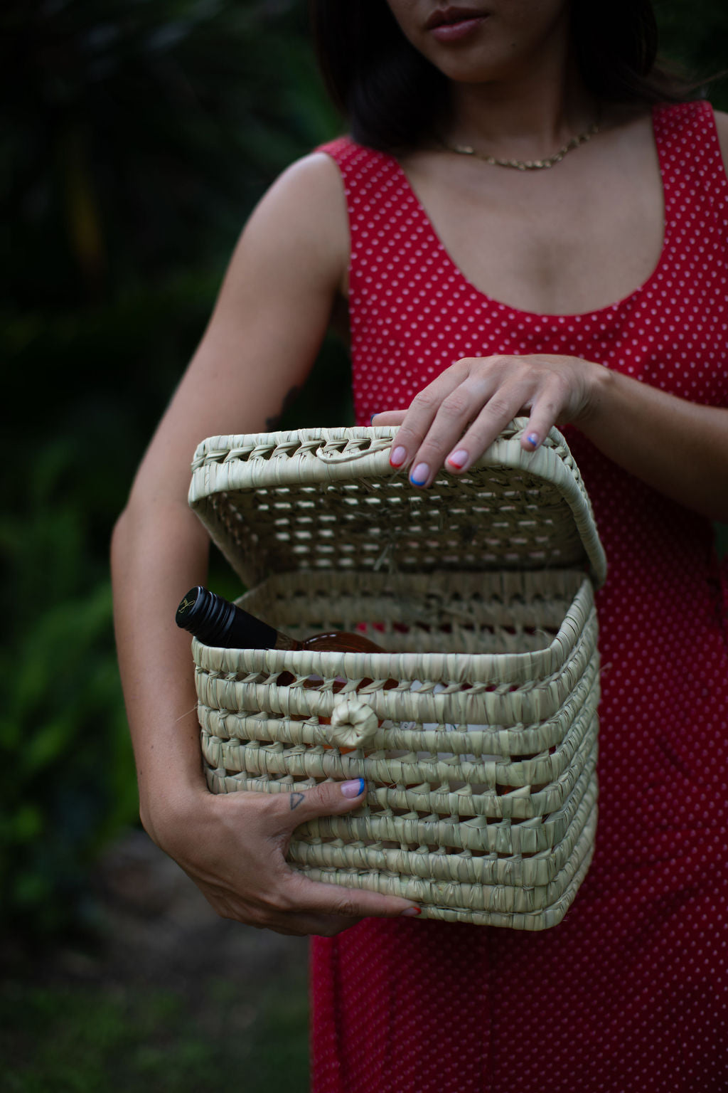 Palm Picnic Baskets - 3 SIZES