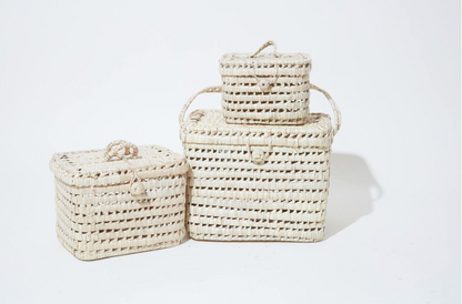 Palm Picnic Baskets - 3 SIZES