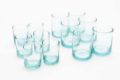 Glass Tall Clear Set of 12